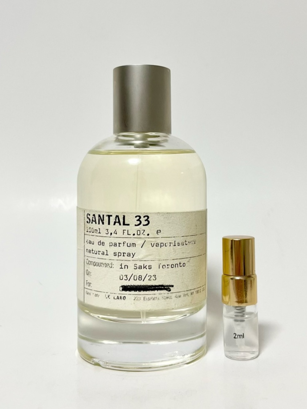 Le Labo Santal 33 (2ml) decant